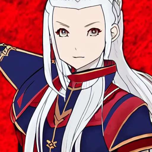 Prompt: edelgard from Fire emblem