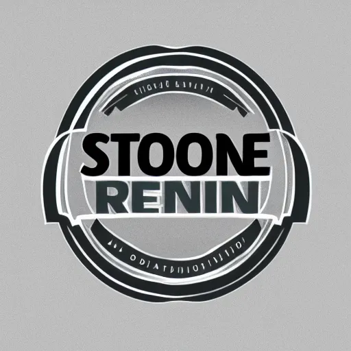 Image similar to stone logo, gradient, vector, trending