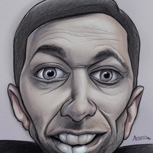 Prompt: andrew tate, caricature