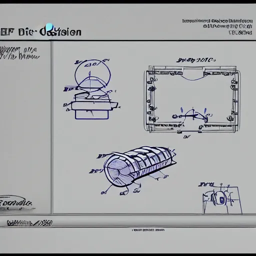 Image similar to stable diffusion patent drawing style