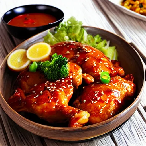 Prompt: dong tao chicken