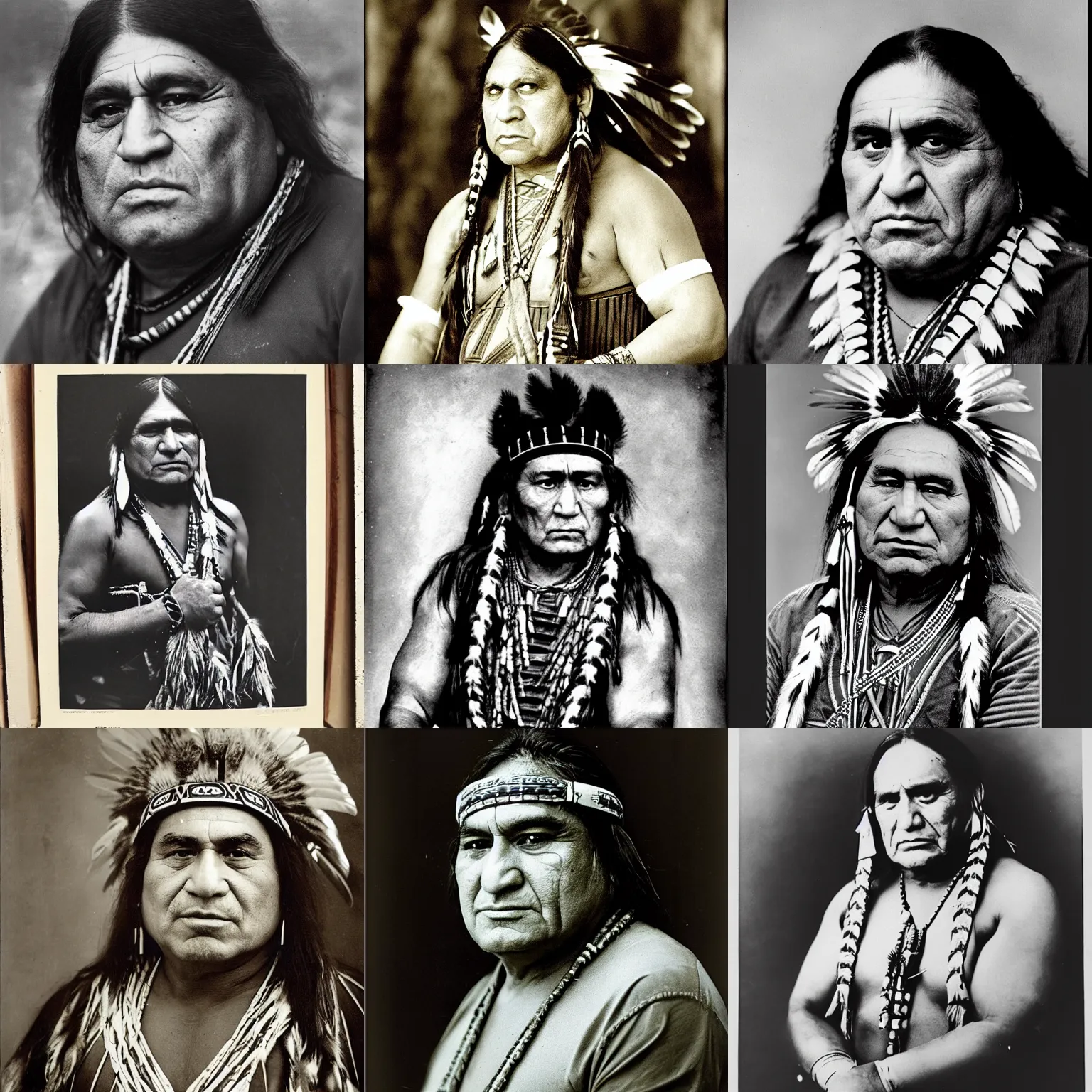 Prompt: photo of native american indian man danny de vito, portrait, skilled warrior of the apache, ancient, realistic, detailed, danny de vito