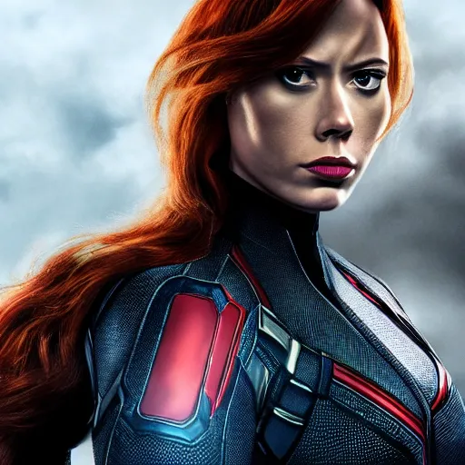 dwayne the rock johnson as black widow, marvel, | Stable Diffusion ...