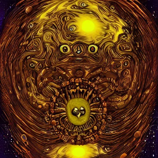 Image similar to cosmic lovecraftian horror award winning masterpiece digital art