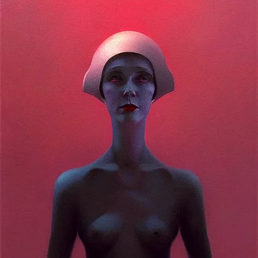 Prompt: concept portrait of woman from 2 0 s decade of xx century, dark atmosphere, lovecraftian setting, lynchian atmosphere, film noir, concept art, art by kuvshinov ilya and zdislav beksinski and wayne barlowe