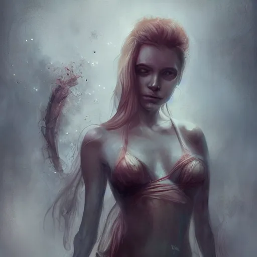 Image similar to photo of young woman by bastien lecouffe - deharme