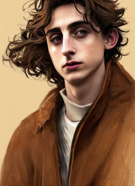 a highly detailed illustration of timothee chalamet | Stable Diffusion ...