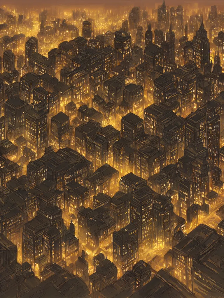 Image similar to city at night by disney concept artists, blunt borders, rule of thirds