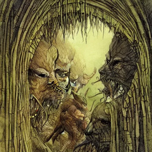 Image similar to goblins, alan lee