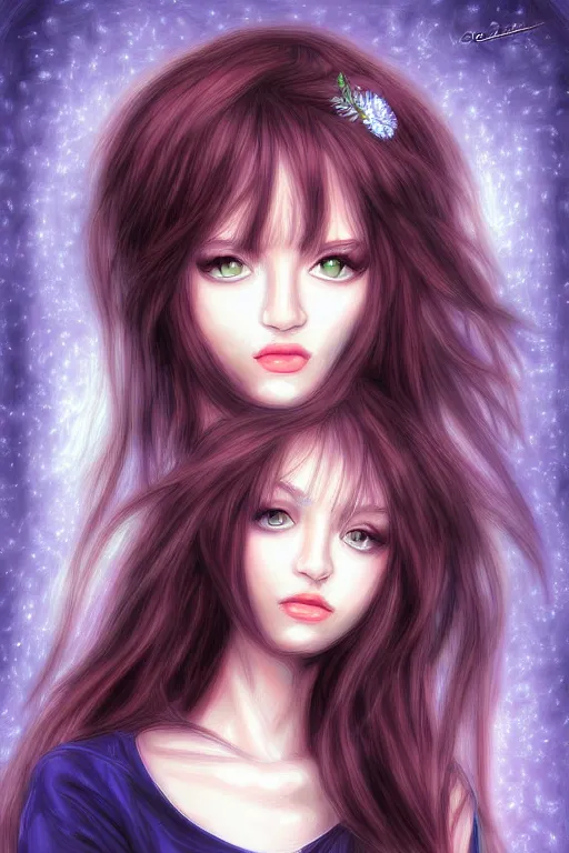 Image similar to portrait, pandora, digital art by clamp