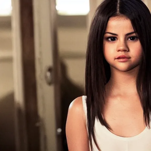 Prompt: The Ring starring Selena Gomez,