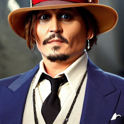 Prompt: johnny depp as woody