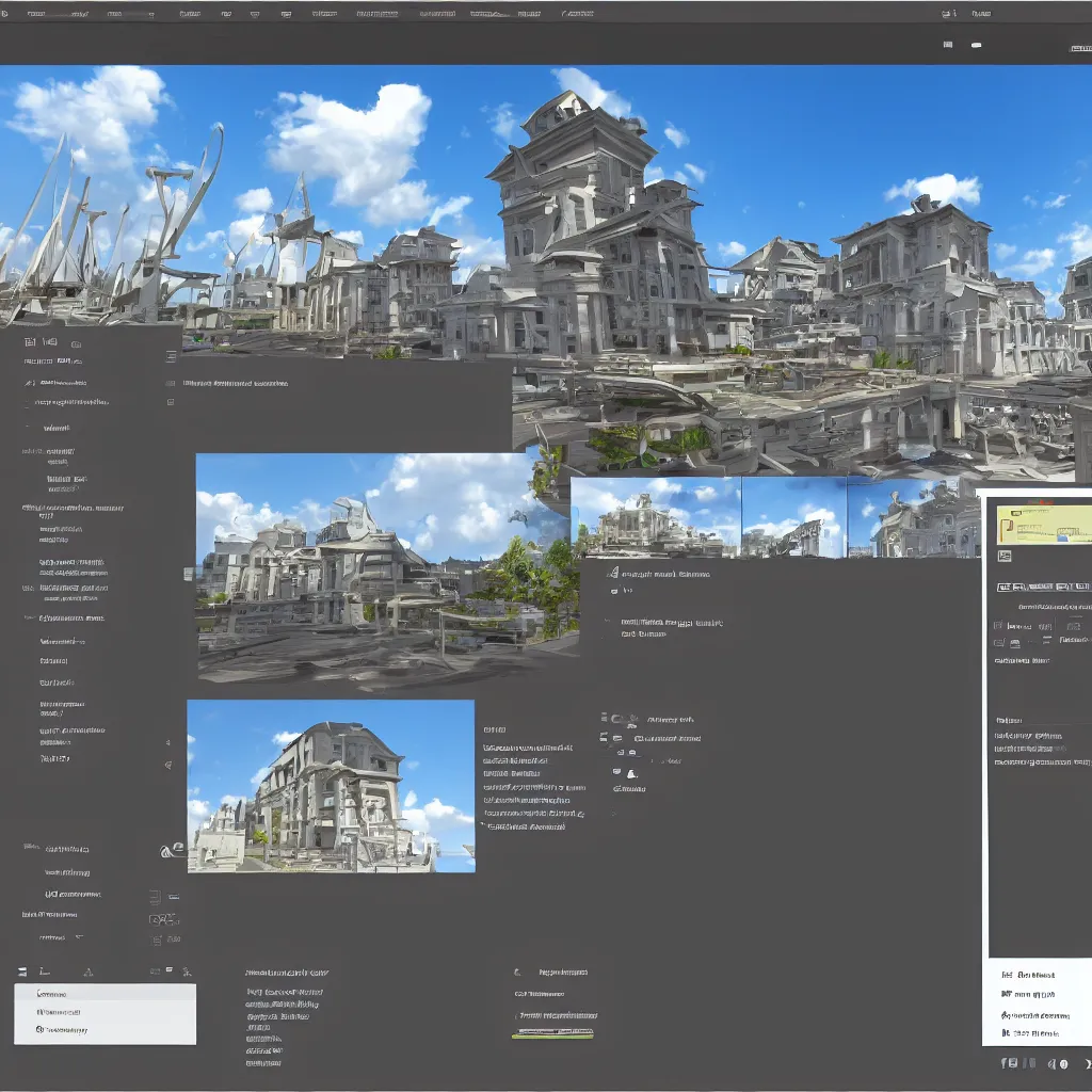 Image similar to A screenshot of a website for a 3d modeling software, highly detailed