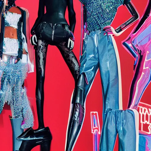 Prompt: detailed photograph of fashion from 2 0 9 9