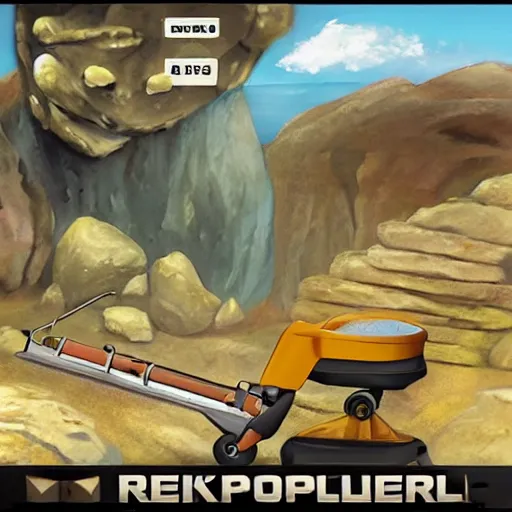 Prompt: rock polisher, epic