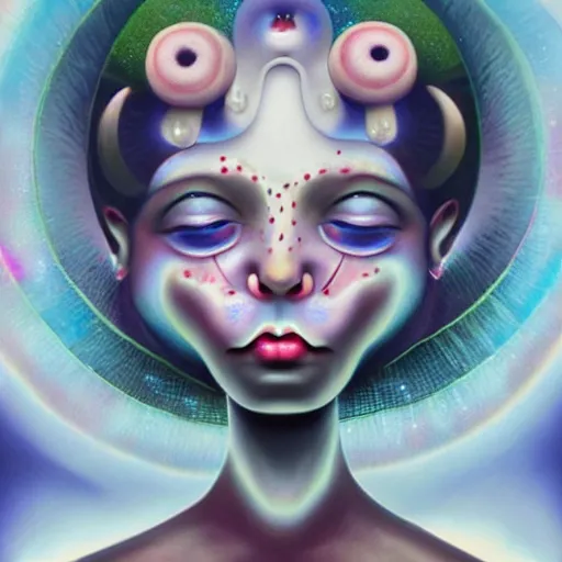 Image similar to a powerful psychic guy emitting psychic powers, by natalie shau, by hikari shimoda