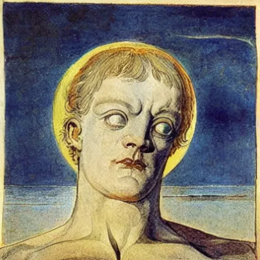 Prompt: art by William Blake