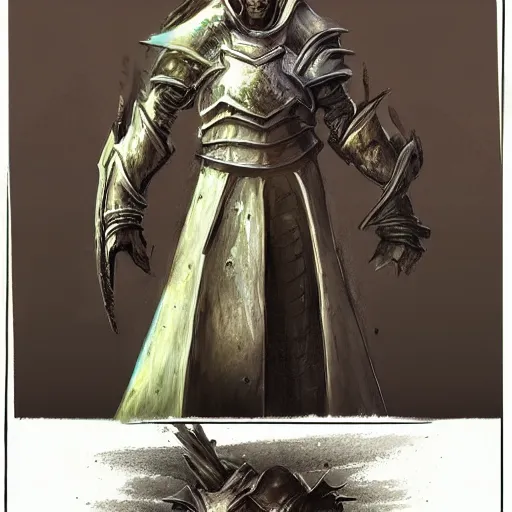 Prompt: concept art of the crucible knight from elden ring