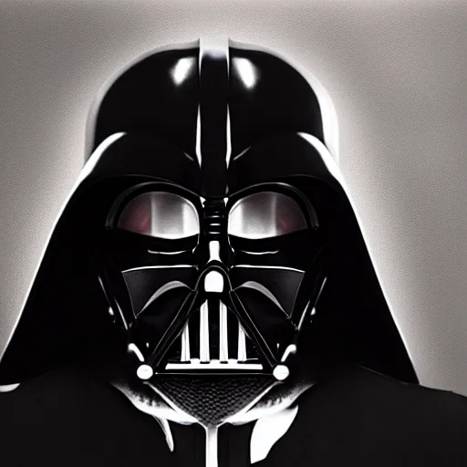 Image similar to photo portrait of Darth Vader by Annie Leibowitz photorealistic