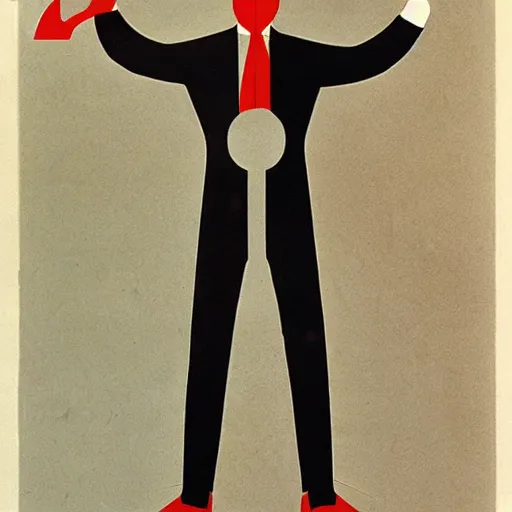 Prompt: Concept design for Saul Goodman, constructivism, by El Lissitzky