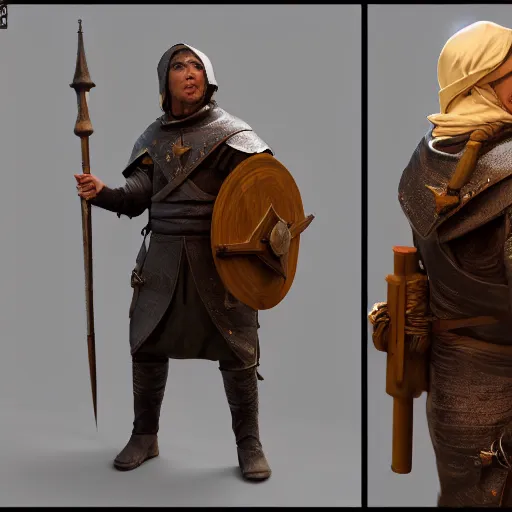 Image similar to medieval boy, full 8 k highly detailed unreal engine 5 render