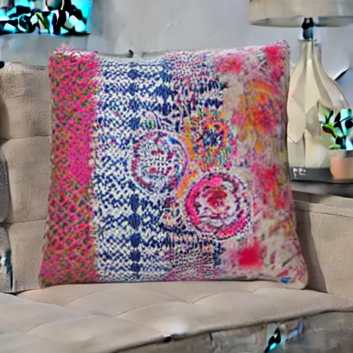 Prompt: the most amazing pillow every made, product shot