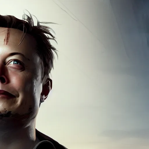 Prompt: portrait of elon musk in death stranding, 2 0 2 1, in game graphic, ps 5 gameplay, screenshot, high quality