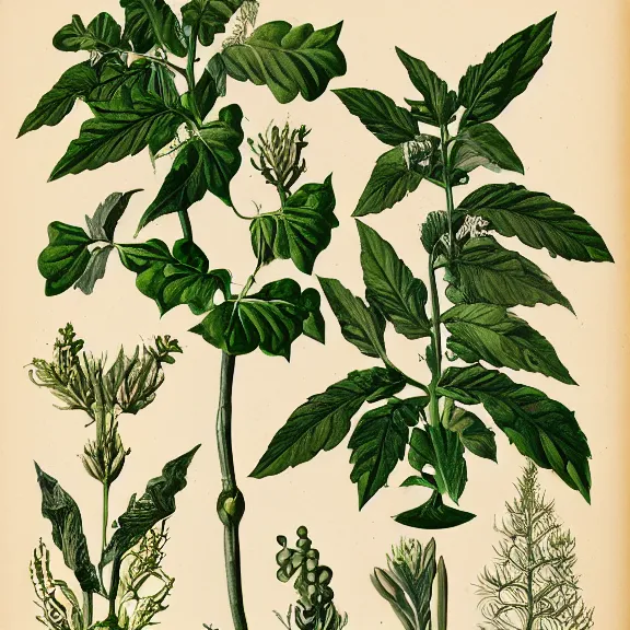 Image similar to botanical illustration