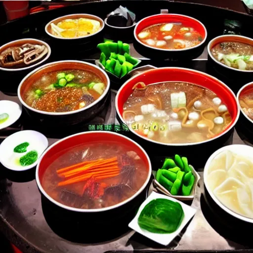 Image similar to chongqing hot pot, full view