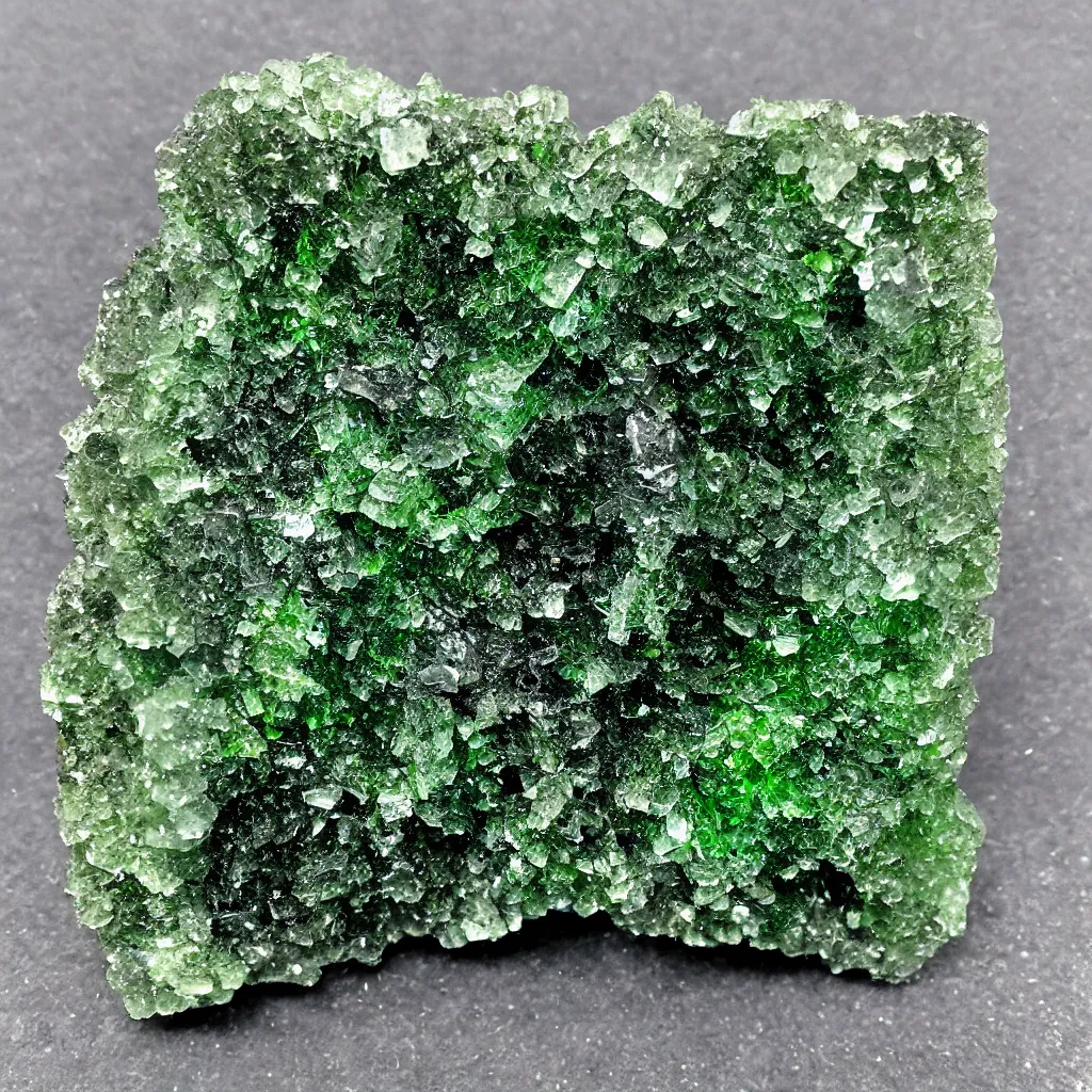 Prompt: real natural moldavite crystal texture