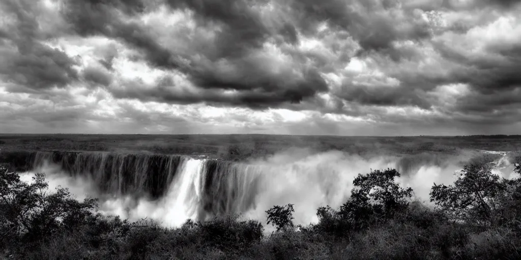 Image similar to waterfall of clouds in the sky