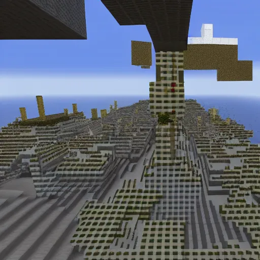 Image similar to 9 / 1 1 attacks in minecraft