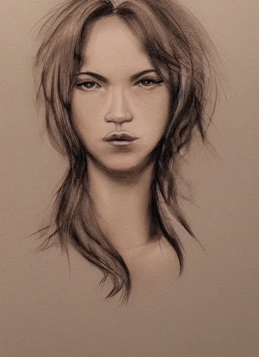 Image similar to Female face portrait. reddit.com/r/Art/top/?sort=top&t=all