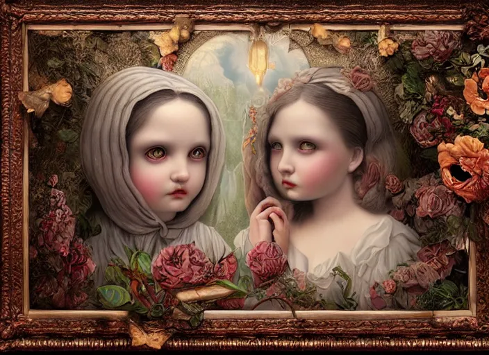 Image similar to the lost soul, lowbrow, matte painting, 3 - d highly detailed, in the style of mark ryden,