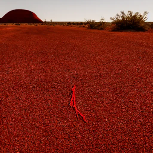 Image similar to Wild West, red sand, tumbleweed, gunslingers, Canon EOS R3, f/1.4, ISO 200, 1/160s, 8K, RAW, unedited, symmetrical balance, in-frame