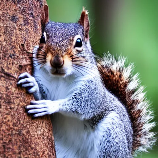 Prompt: ultra detailed photo of a squirrel with human arms