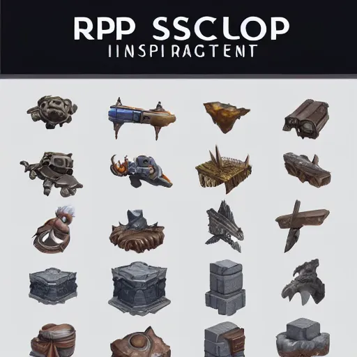 Image similar to rpg pc game inventory equipment body placement icons, solid white, unreal 5, ultra icon, flat style