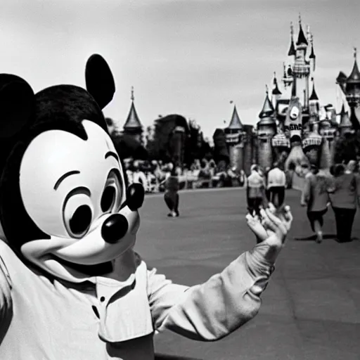 Image similar to Khrushchev at Disneyland