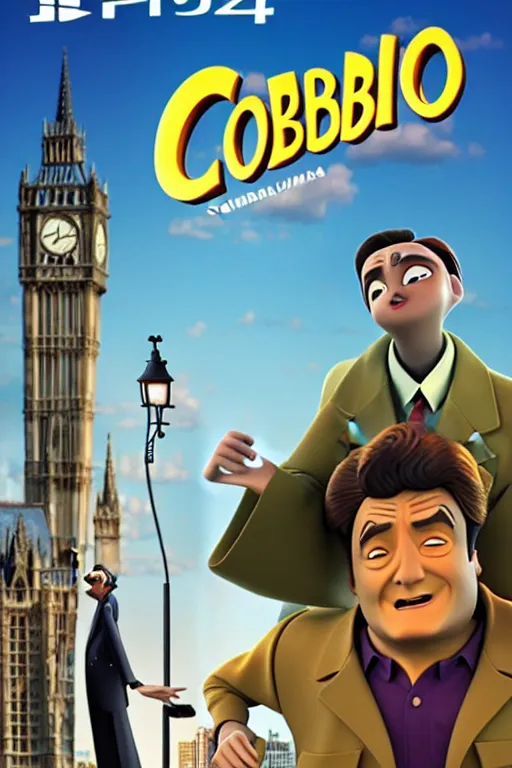 Prompt: columbo by pixar, dreamworks animation studio production of classic columbo, detective columbo disney animation, 4 k uhd