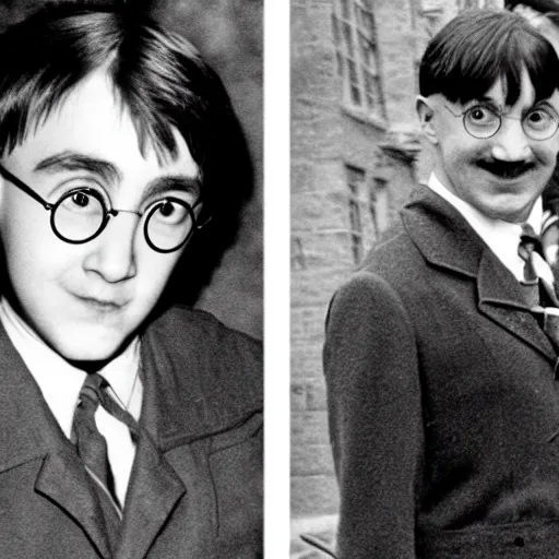 Image similar to harry potter and adolf hitler