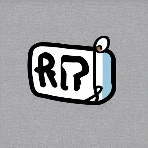 Image similar to a cute logo for a prompt randomizer app