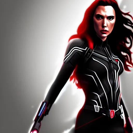 Image similar to Digital painting of Gal Gadot as Black Widow, from The Avengers (2012)