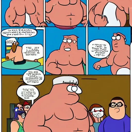 Image similar to big buff 6 pack Peter griffin