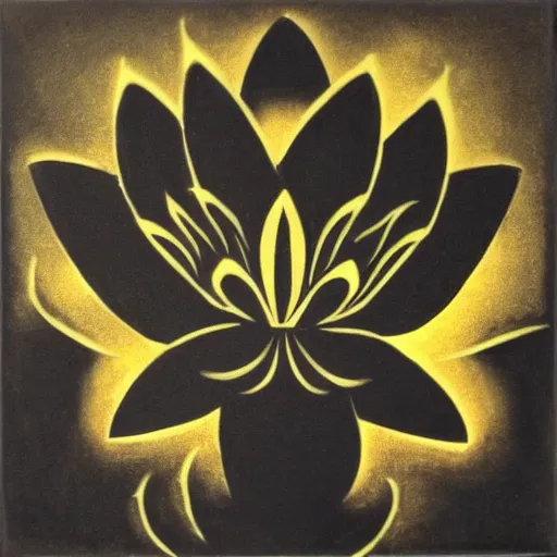 Prompt: black lotus