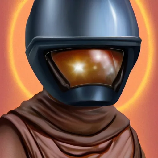 Prompt: dark helmet from spaceballs, dik dik spaceballs digital illustration, trending on artstation, animated