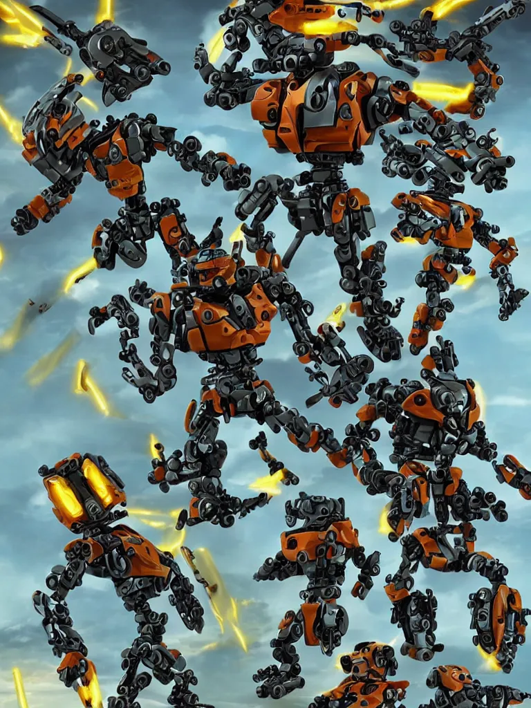 Prompt: New generation of Bionicle in 2022