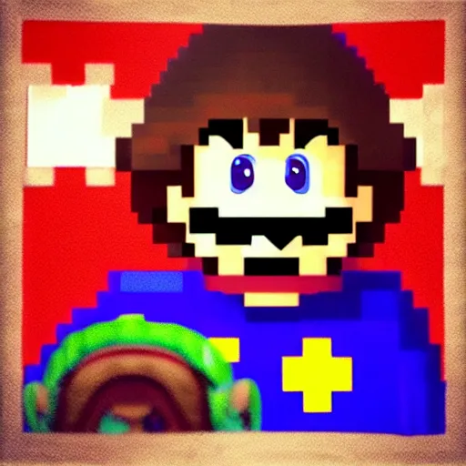 Image similar to “ headshot of peter dinklage as mario from super mario bros. ”
