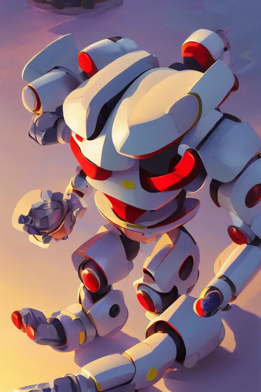 Image similar to metabots medabots medarotto medarot robot minimalist comics, behance hd by jesper ejsing, by rhads, makoto shinkai and lois van baarle, ilya kuvshinov, rossdraws global illumination ray tracing hdr radiating a glowing aura