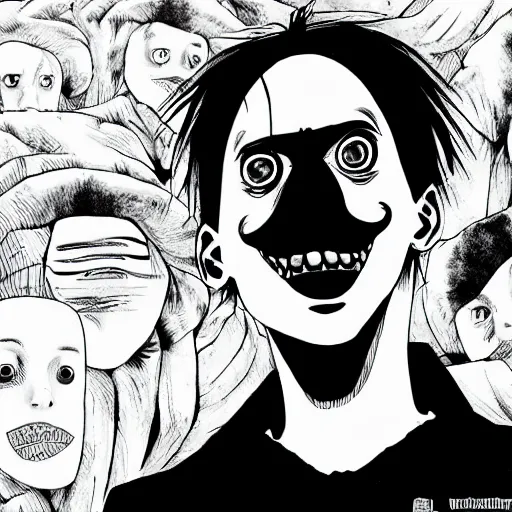 Image similar to rick in north in junji ito