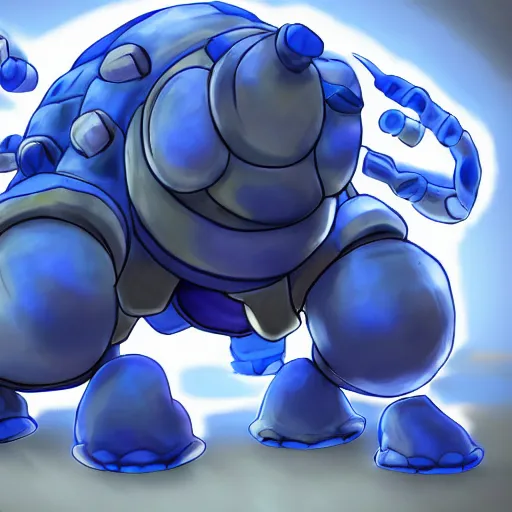 Image similar to blastoise at the mall, pokemon art, perfect shading, detailed, 4 k